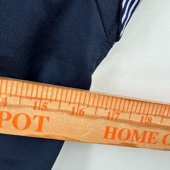 Voodoo Vixen Navy Blue Nautical Dress with Belt. - Picture 6 of 15